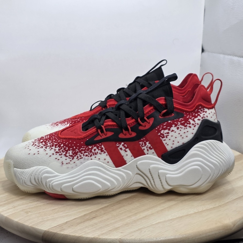 Mens Size 6.5 - Adidas Basketball Trae Young 3 White Red New‎ Shoes Rare IE2704